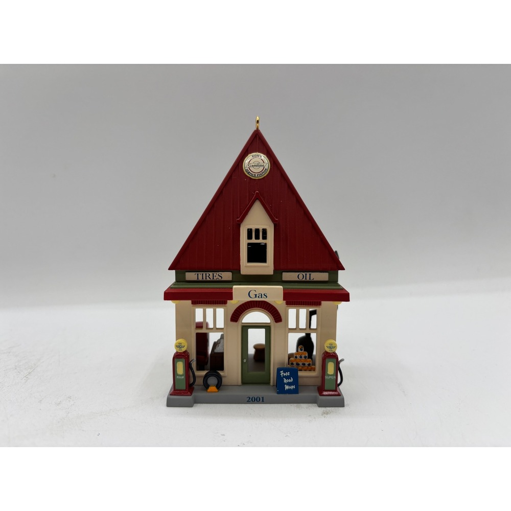 Hallmark Keepsake Ornament 2001 Service Station 18th in NH & Shops Series